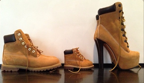 timberland high heels beyonce