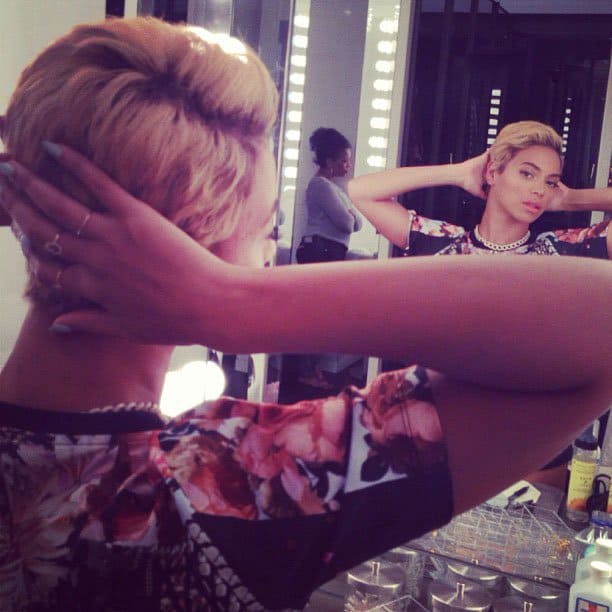 Beyonce's fierce short pixie hairdo