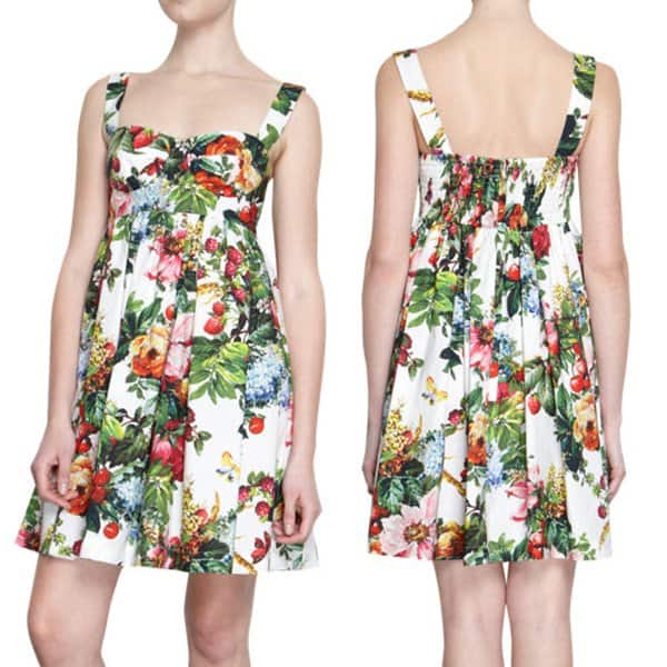 Dolce & Gabbana Floral Babydoll Dress