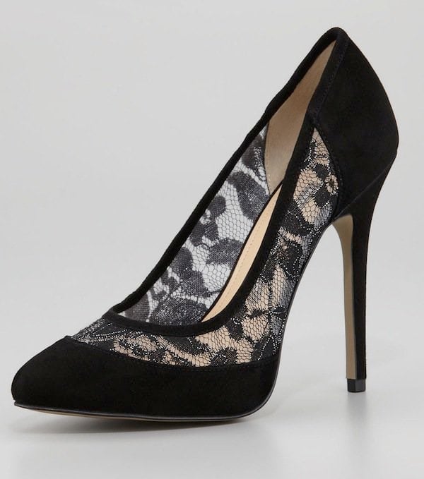 French Connection "Cybil" Mesh Pumps