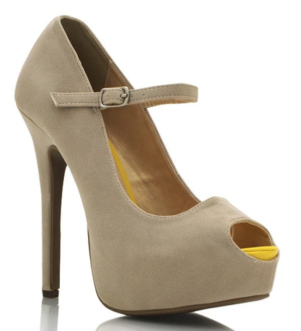 GoJane Mary Jane Peep-Toe Pumps