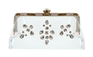 Jenny Packham "Mystery Palace" Clear Clutch