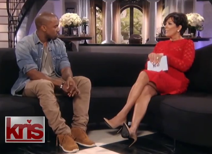 Kanye West on the season finale of Kris on August 23, 2013