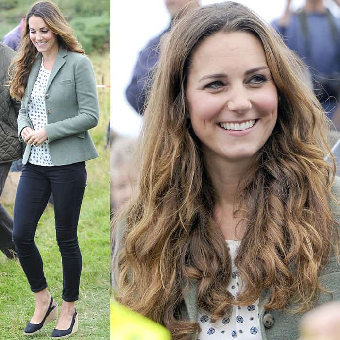Kate Middleton shows off her relatively fuller post-baby body in maternity jeans