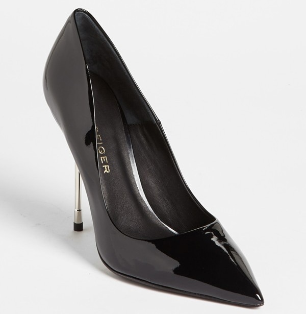 Sleek black 'Britton' pumps by Kurt Geiger, $385