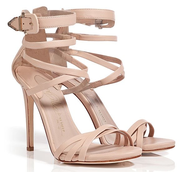 Le Silla Strappy Sandals in Nude