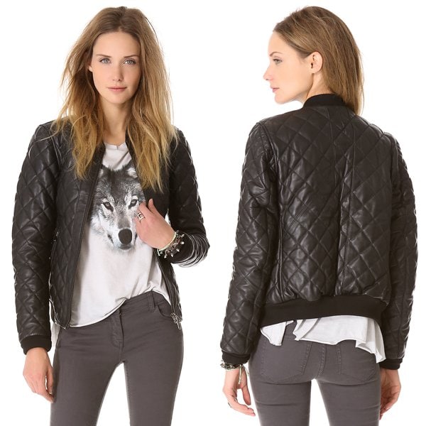 Lot78 Quilted Bomber Jacket