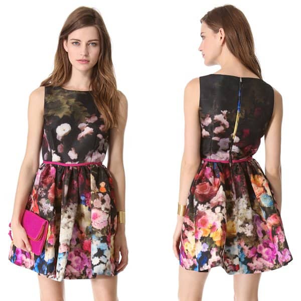 RED Valentino Hazy Garden Sleeveless Dress