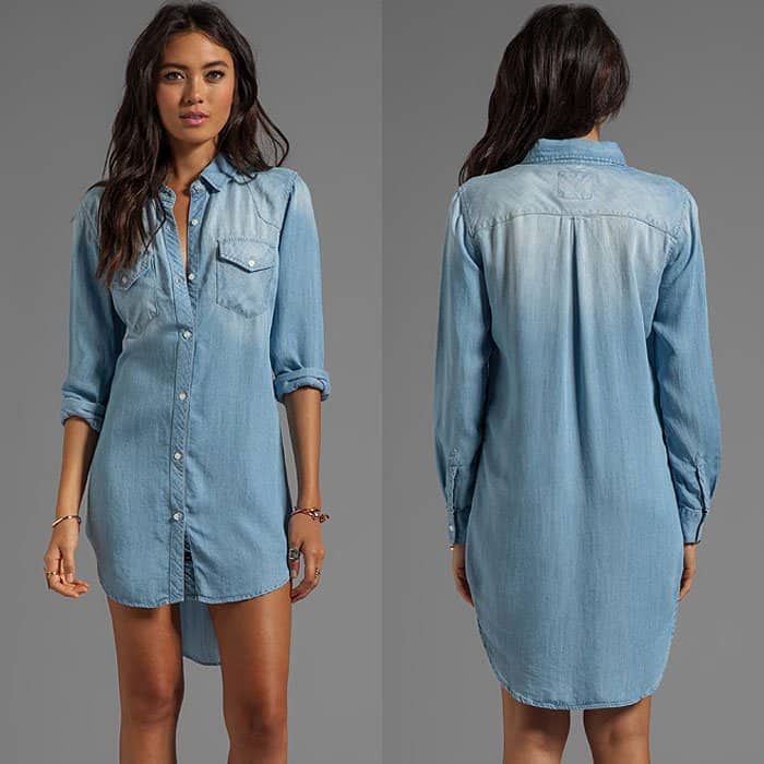 Featured look: The Rails Kyley Tencel Denim Tunic Dress, perfect for a chic getaway - $134