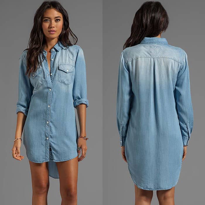 Rails Kyley Tencel Denim Tunic Dress