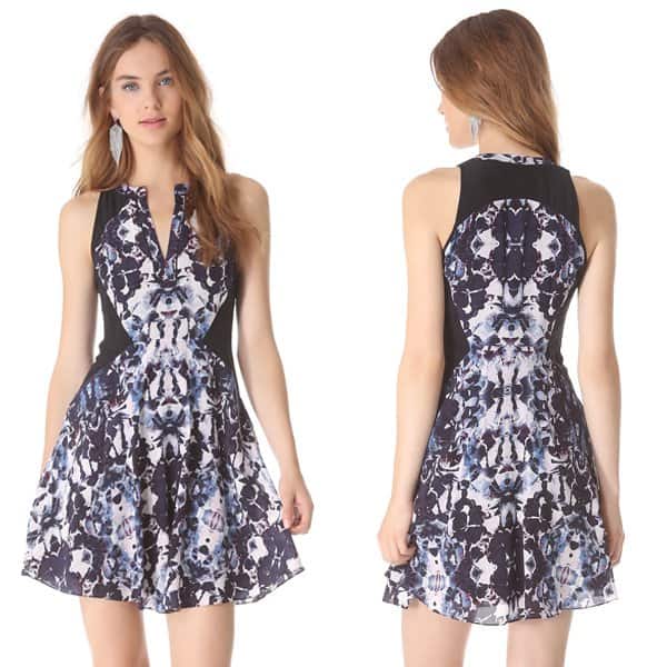 Rebecca Taylor Silk Floral Dress