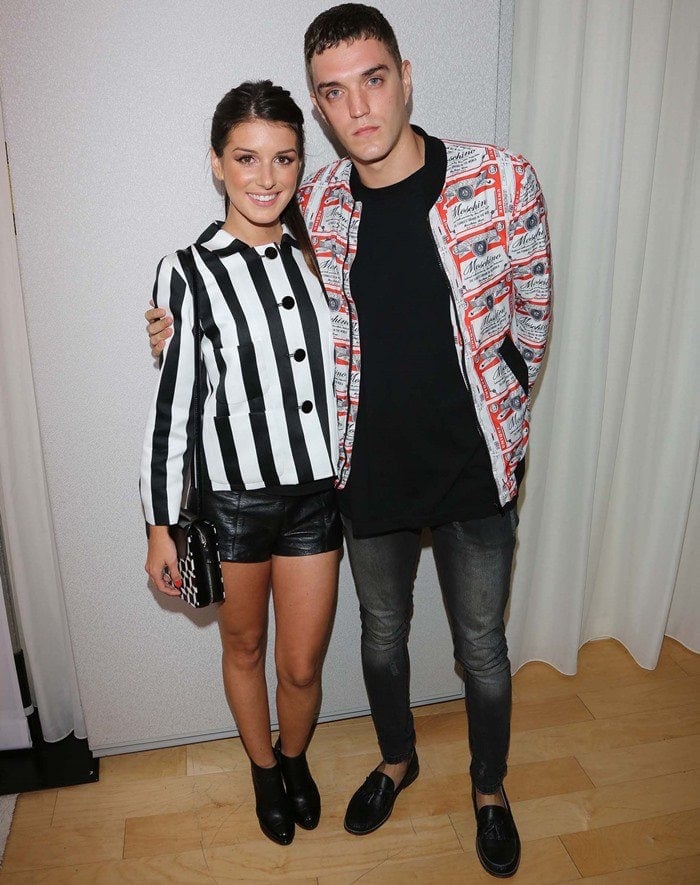 Shenae Grimes and husband Josh Beech at the InStyle Summer Soiree at the Mondrian Hotel in Los Angeles, California, on August 15, 2013