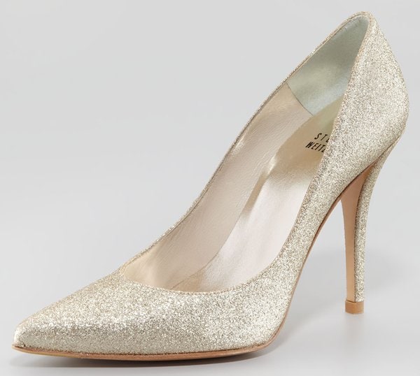 Stuart Weitzman Naughty Glitter Pump