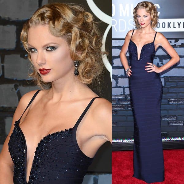 Taylor Swift's hairstyle was inspired by the ever-glamorous pin curls of the 1940s