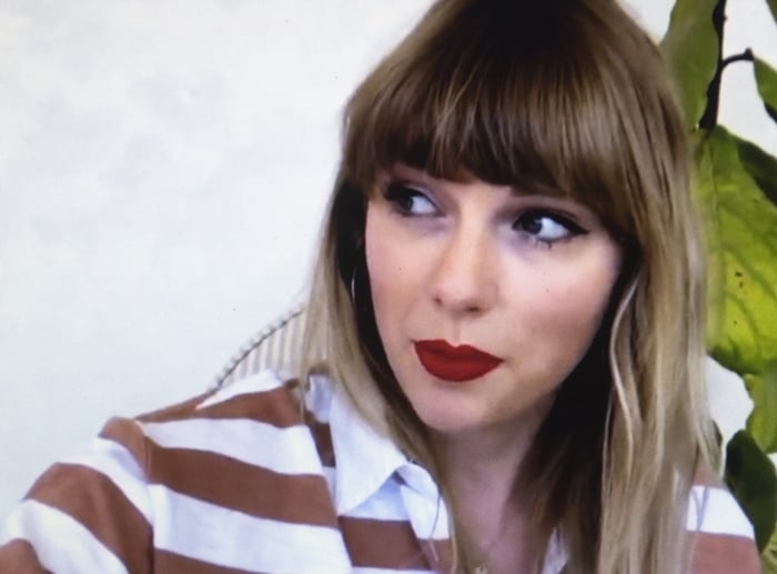 Taylor Swift, who has slammed Donald Trump for his continued attacks on mail-in voting, took part in a virtual graduation ceremony on Youtube