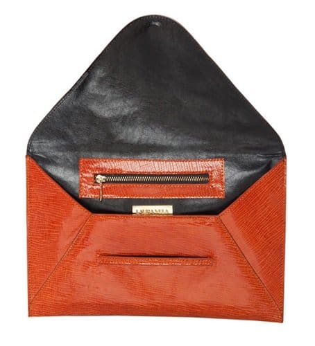 The Orange Hanger Glossy Clutch