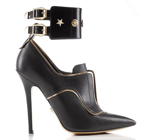 Versace Studded Stiletto Boots