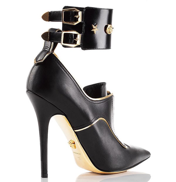 Versace Studded Stiletto Boots