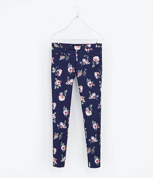 Zara Floral Print Trousers