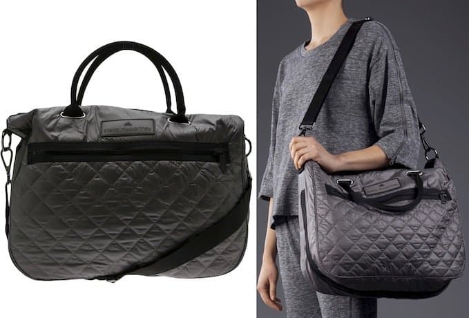 Adidas by Stella McCartney Quilted Bag in Sharp Gray