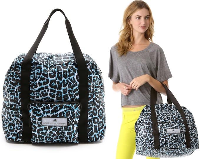 Adidas by Stella McCartney "PR Carry On" Bag in Black/White/Water Blue