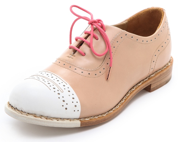 In the hands of The Office of Angela Scott, retro brogues feel forward with a dipped toe cap