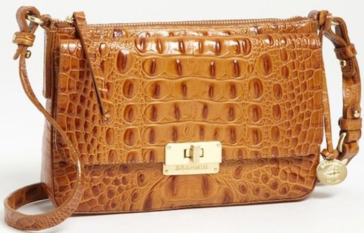 Brahmin 'Bristol' Crossbody Bag in Whiskey