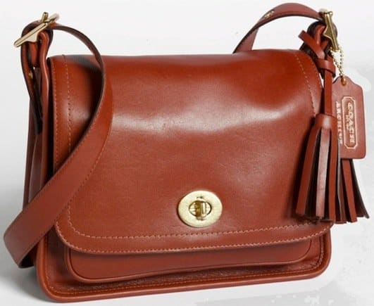 COACH 'Legacy Archival Rambler' Crossbody Bag in Cognac