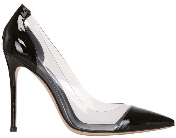 Gianvito Rossi Clear PVC and Patent Pumps