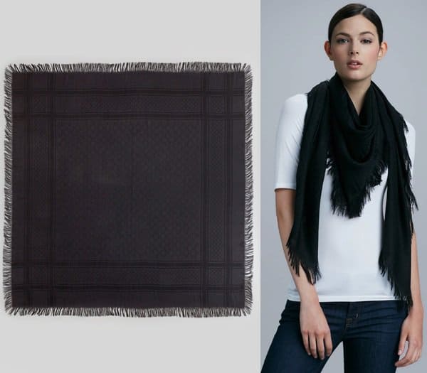 Gucci Cavendish Shawl in Black