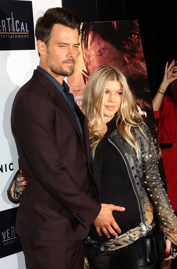Joshua Duhamel and Fergie showcase their notable height difference with style
