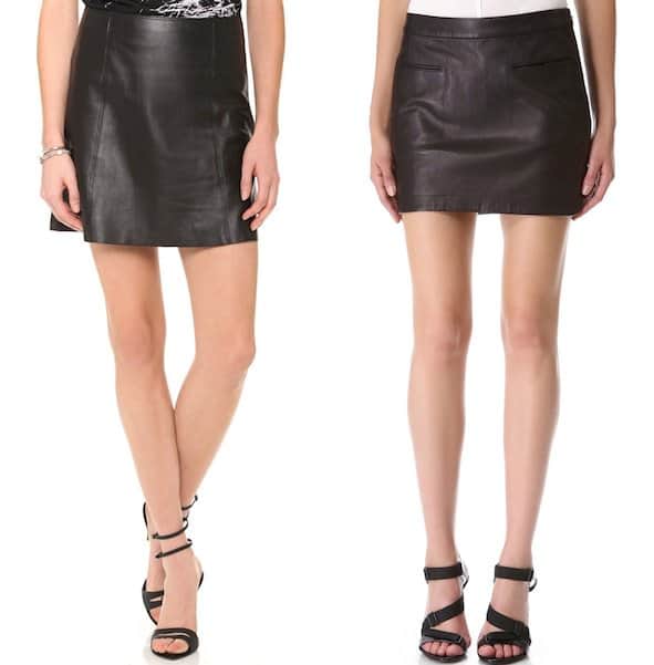 leather mini skirts
