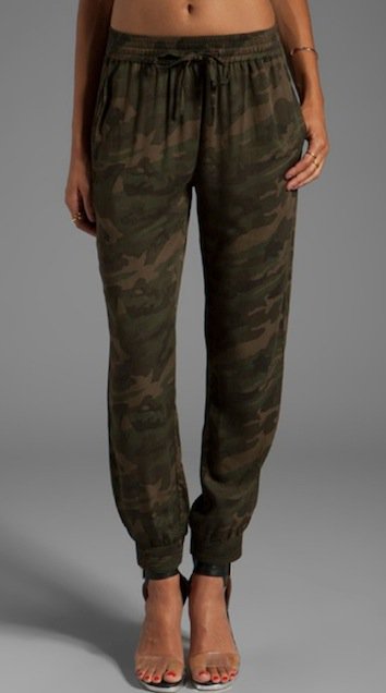 Lovers + Friends for Revolve Smocked Trousers in Camo