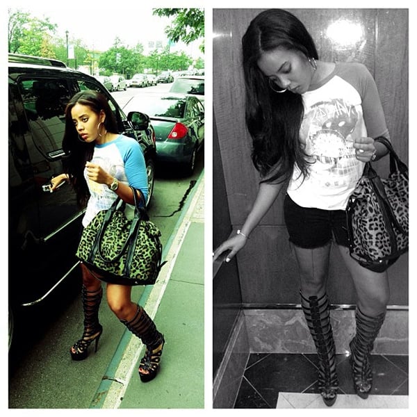 Angela Simmons Elevates Her Style with ZiGiNY Gladiator Boots