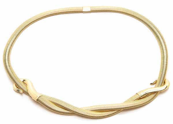 B-Low The Belt Gold Braid Belt