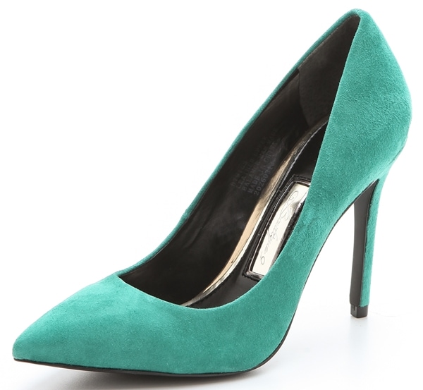 Boutique 9 Migs Pointy-Toe Pumps in Emerald