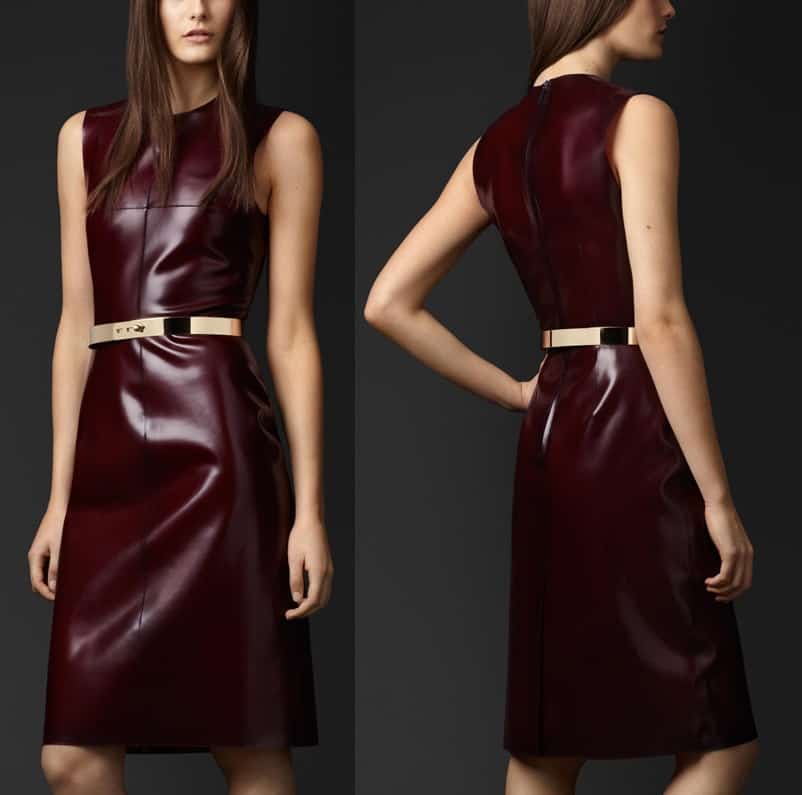 Burberry Prorsum Translucent Rubber Dress