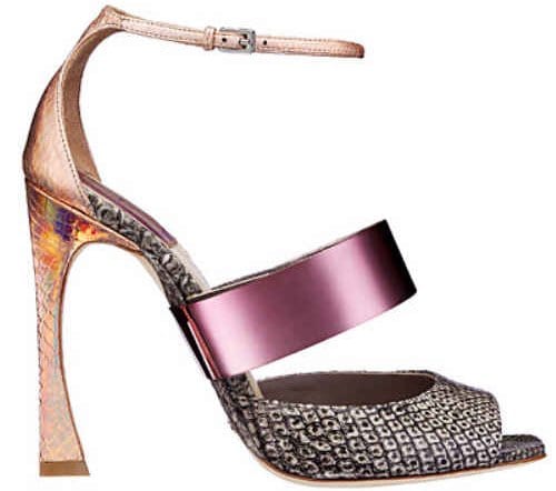 Christian Dior Sandals in Snake Print from the Spring 2013 Collection