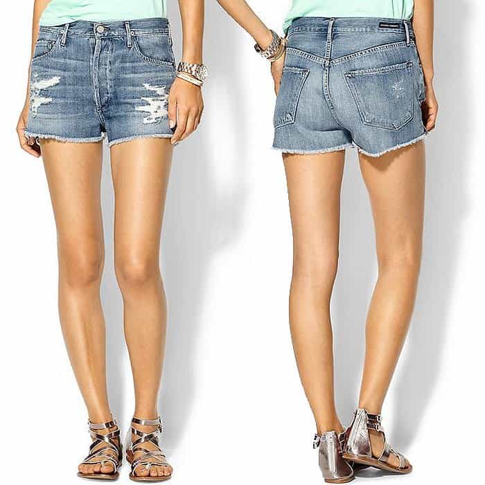 Citizens of Humanity "Chloe" Shorts in Love Worn