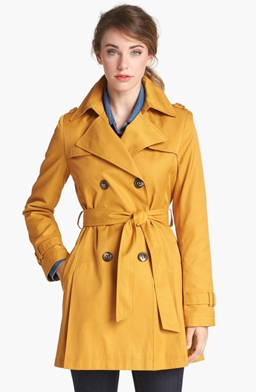 DKNY Double Breasted Trench