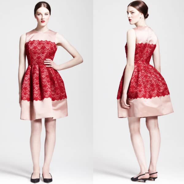 Dolce & Gabbana Sleeveless Full Lace Combo Dress