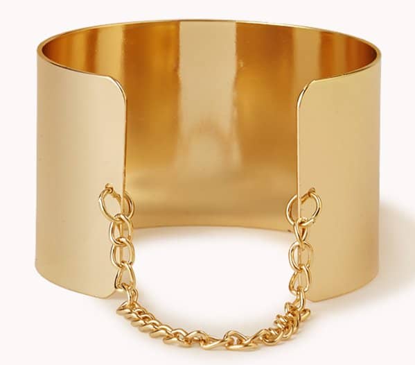 Forever 21 Chained Metal Cuff