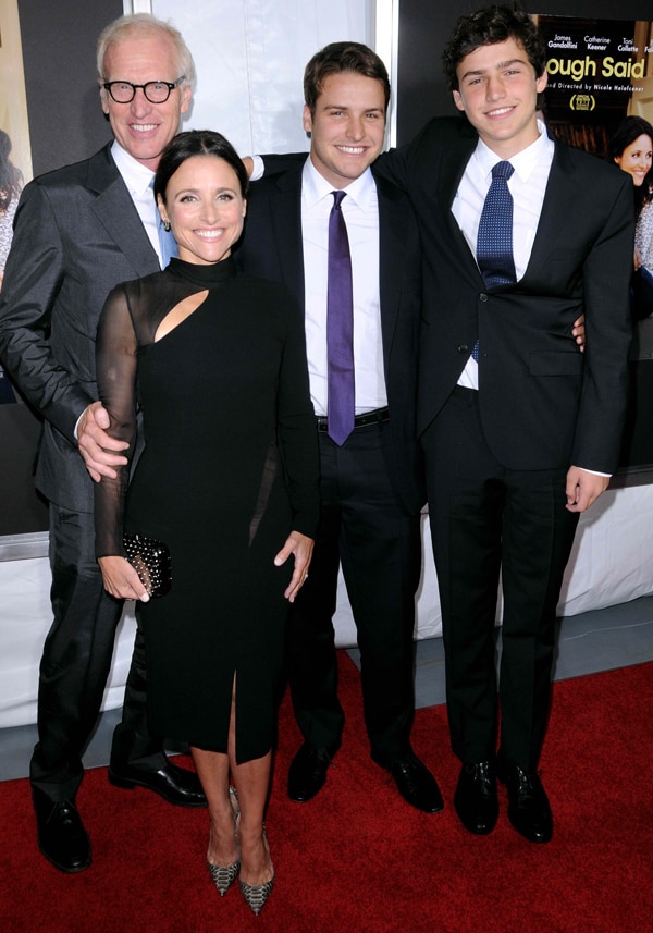 Julia Louis-Dreyfus arriving at the New York screening of 'Enough Said' at the Paris Theater in Manhattan, New York City, on September 17, 2013