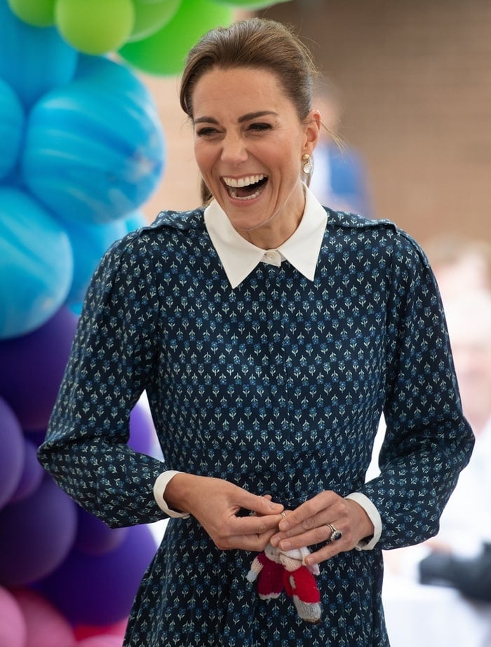 Kate Middleton, pictured during a visit to Queen Elizabeth Hospital in King's Lynn as part of the NHS birthday celebrations in Norfolk, United Kingdom, on July 5, 2020, has the best celebrity body according to a survey published by Express