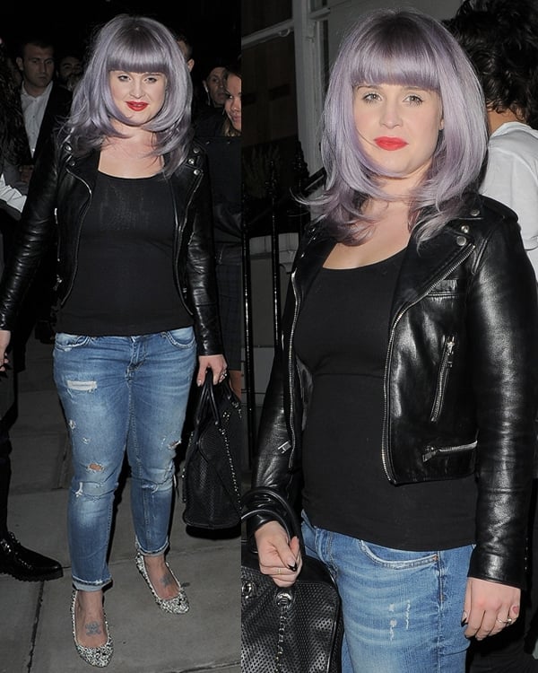 Kelly Osbourne at the W magazine dinner to celebrate its September cover issue in London on September 14, 2013