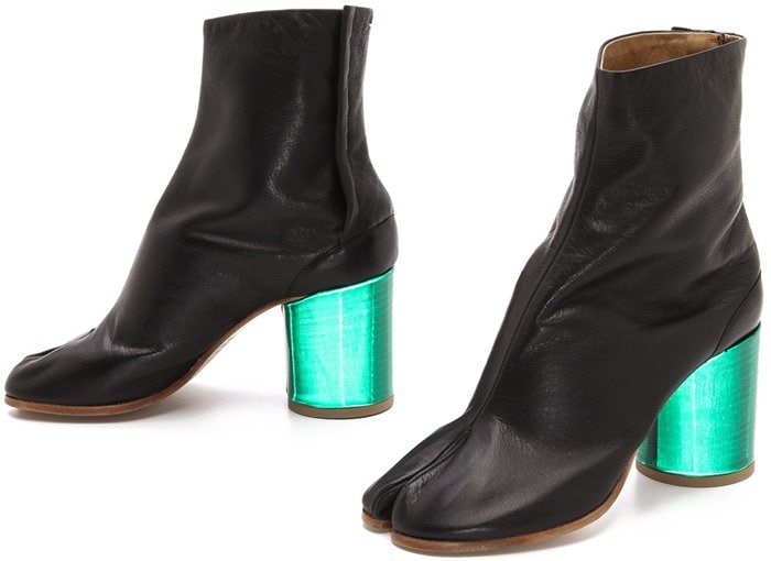 Maison Martin Margiela Reflective Camel Toe Booties