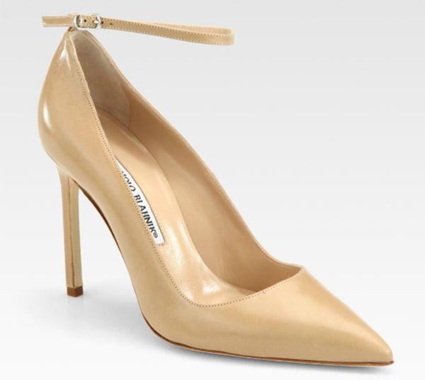 Manolo Blahnik BB Ankle Strap Pumps