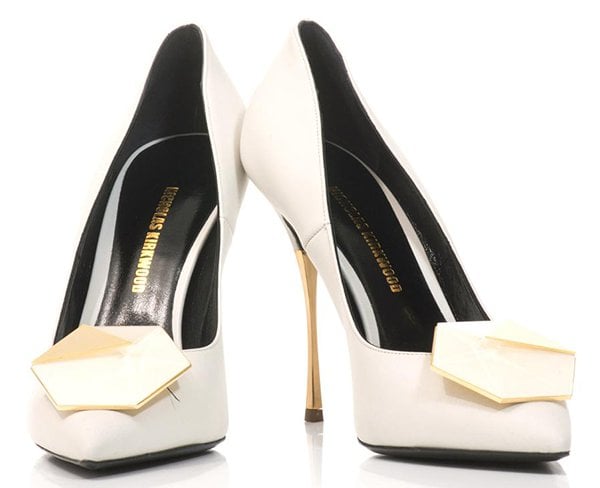 Nicholas Kirkwood Embellished Point-Toe Pumps