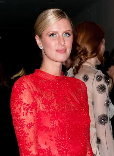 Elegance personified: Nicky Hilton in a Valentino embroidered lace gown at the Brazil Foundation Gala