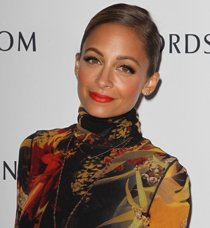 Nicole Richie's long-sleeve turtleneck dress from Jean Paul Gaultier